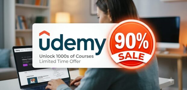 Udemy Limited-Time Offer: Save Up to 90% on Best-Selling Courses