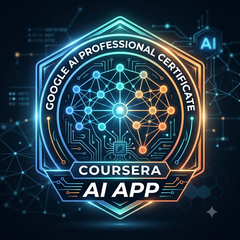Build Your AI App with Google AI Professional Certificate on Coursera