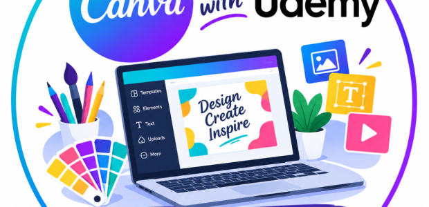 Master Canva with Udemy: Unlock Your Creativity, Build Design Skills & Create Stunning Visuals